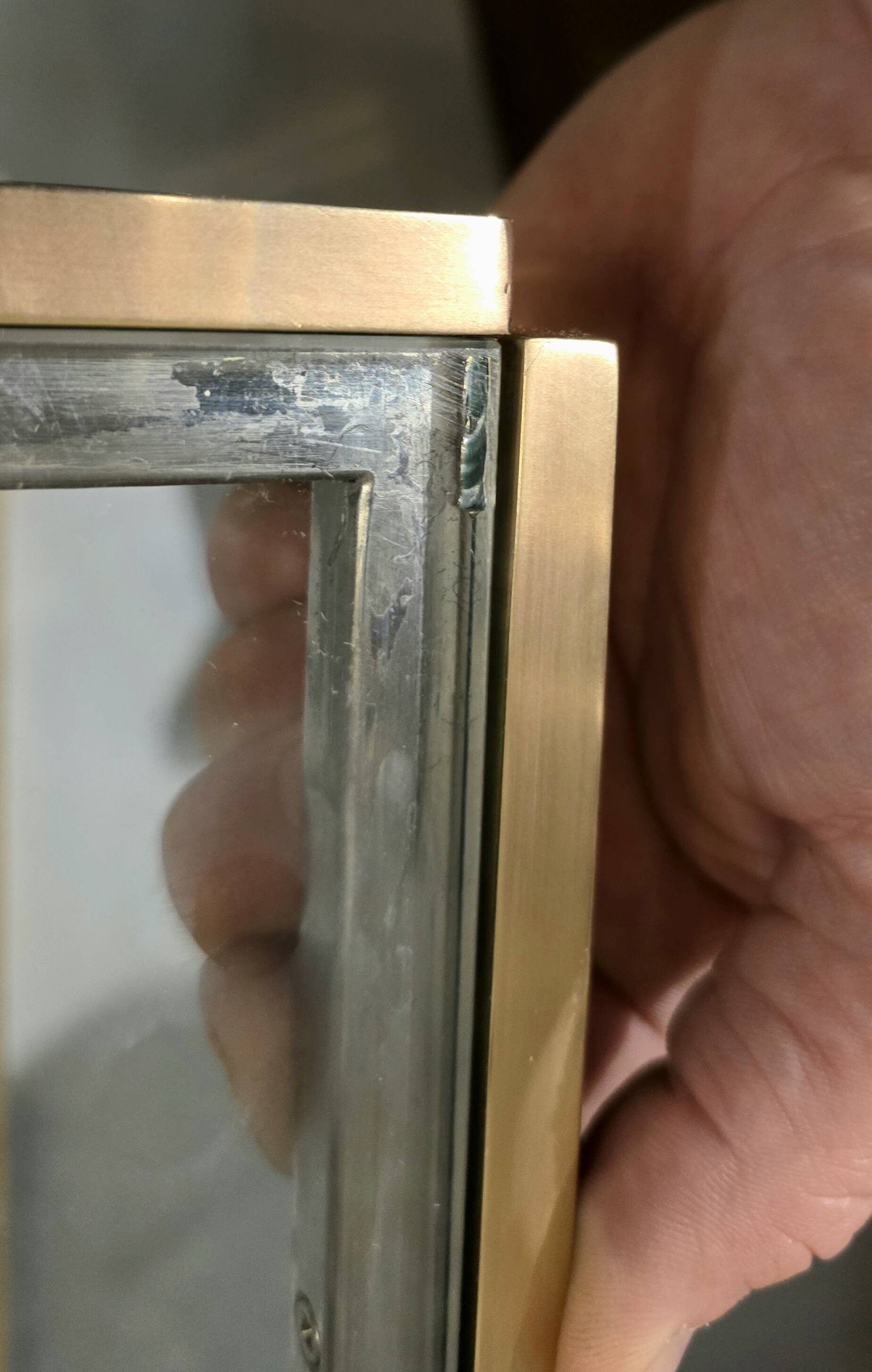 Coffee table with four nesting tables, Maison Charles, France, circa 1970.