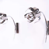 Pair of wall stainless