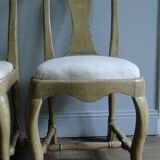 3 baroque Swedish chairs