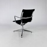 Italian design icf una 708lc aluminium desk chairs, 2000s