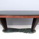 Vintage Dining Table by Vittorio Dassi with Opaline Glass Top and Marble Base