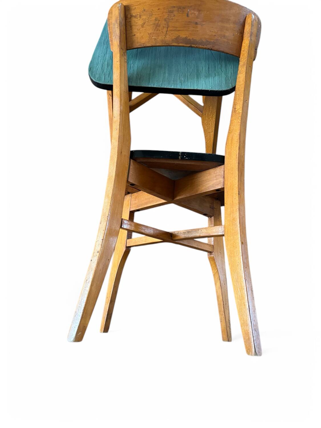 Pair of vintage 50's Linoleum chairs