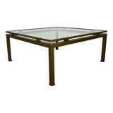 Table basse Guy Lefèvre pour Maison Jansen 1970