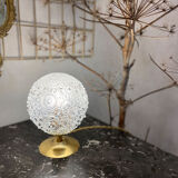 Globe lamp "rosettes" in glass