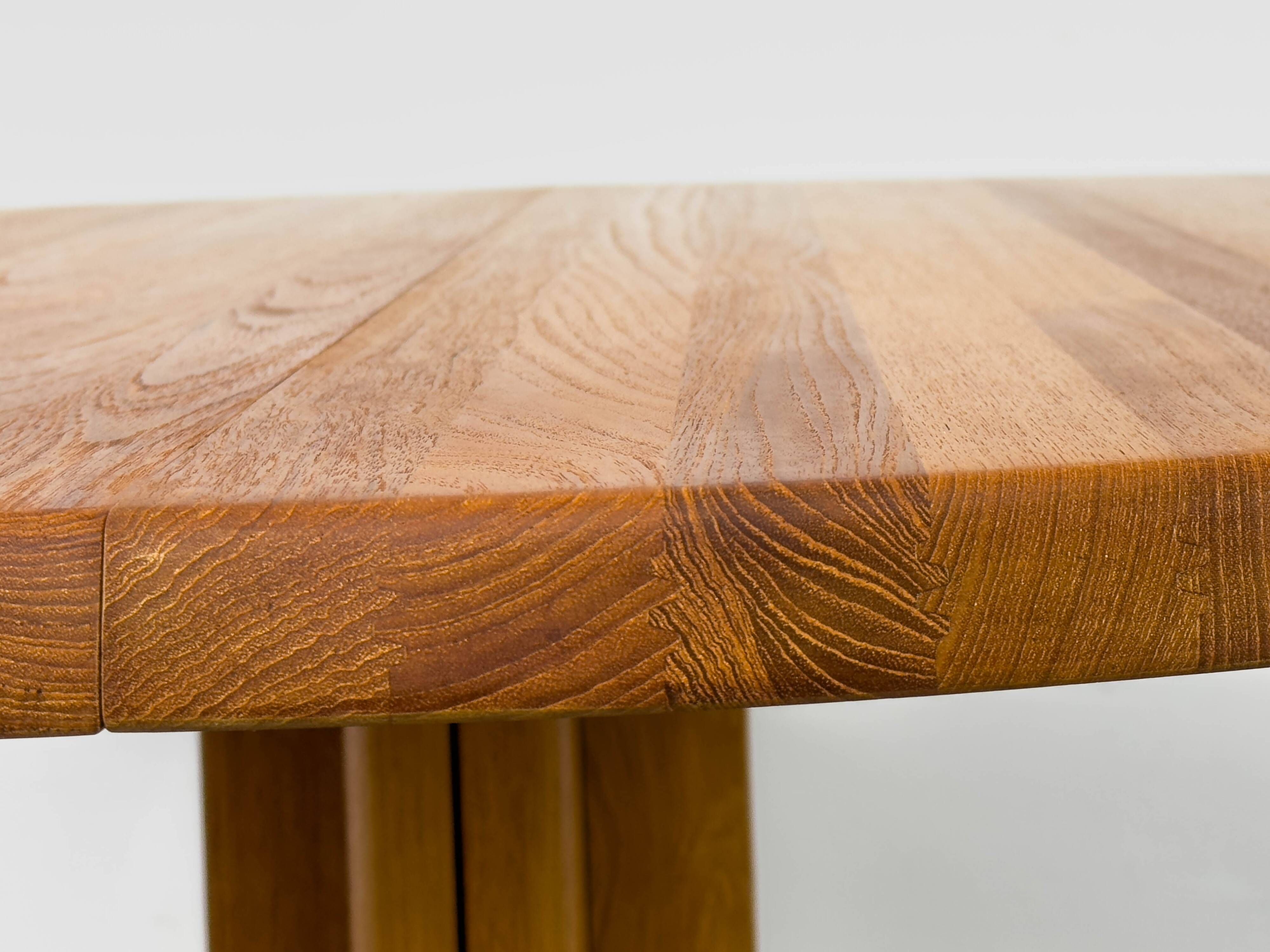 Table de Salle à Manger Ronde en Teck avec Extension, Danemark, années 1970