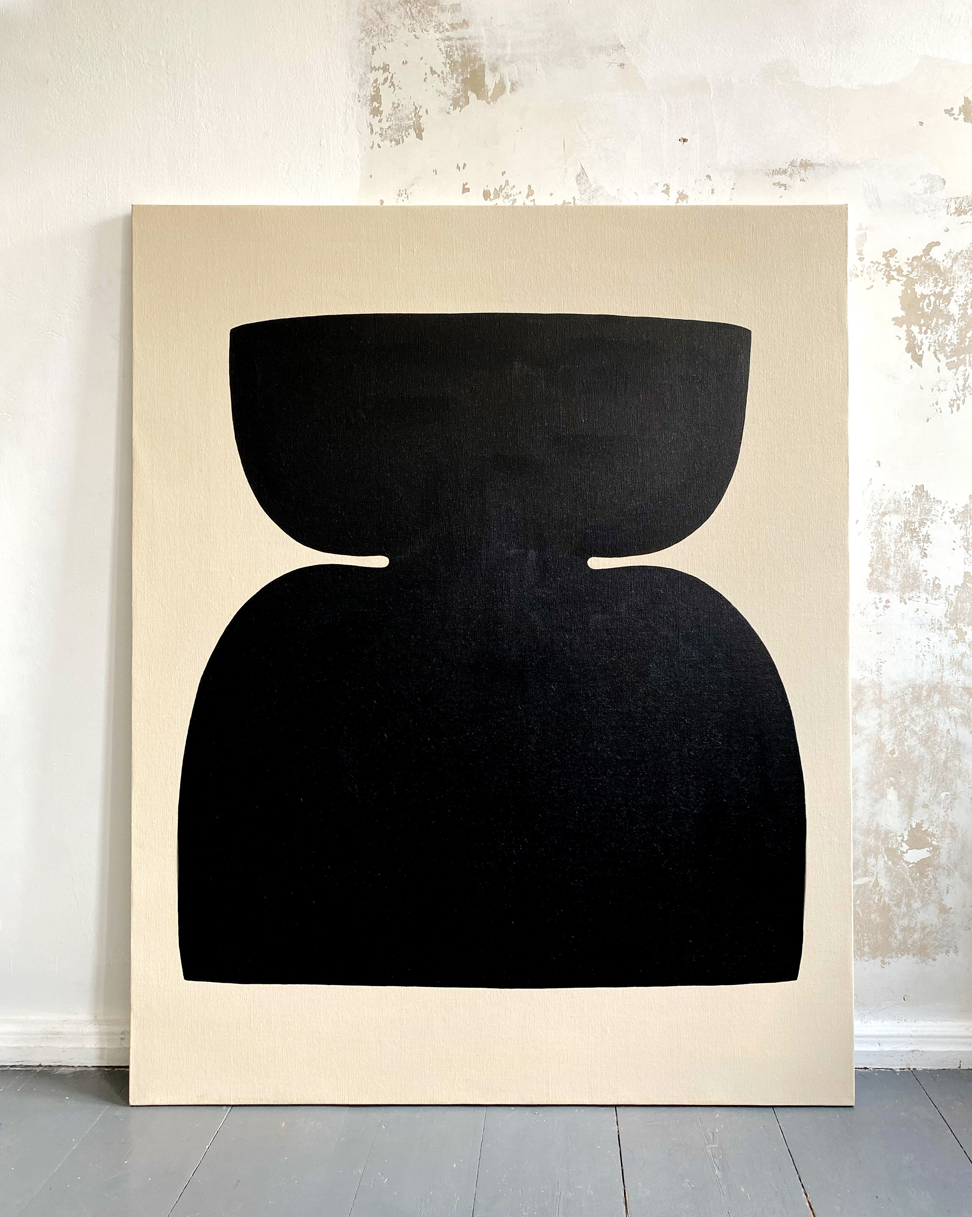 Abstract painting on canvas, 120x150cm