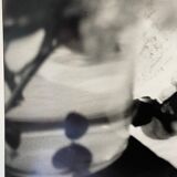 Silver photo, love letter signed on the back, dated 95