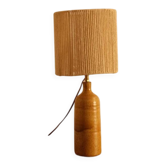Lampe céramique fauve