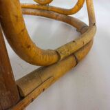 Funky set of five 60s bamboo chairs