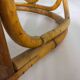 Funky set of five 60s bamboo chairs
