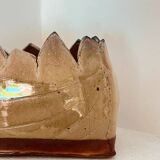 Signed Organic Glazed Terracotta Plant Pot / Planter