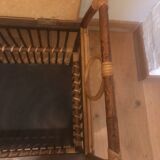 Trunk/trunk in rattan and skai