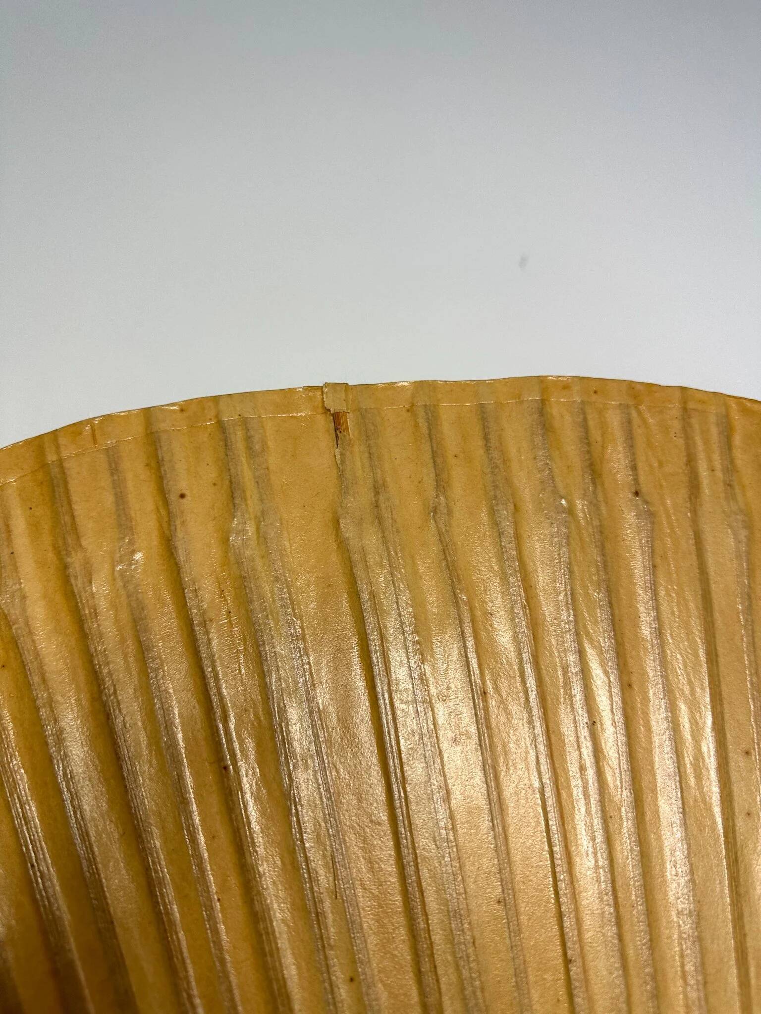 1970s Vintage Ingo Maurer for M-Design Uchiwa III Bamboo Wall Light