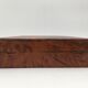 Ancient box, walnut magnifying glass box, early 20th century