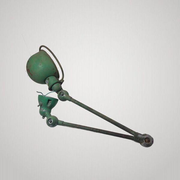 Lampe JIELDE 2 bras vert industriel made in france lyon