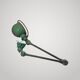 Lampe JIELDE 2 bras vert industriel made in france lyon