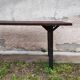 Table de ferme brutaliste minimaliste