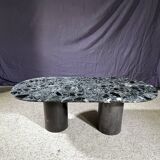 Green marble coffee table