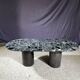 Green marble coffee table
