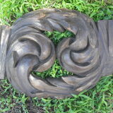 Massive carved wood 17th  oak