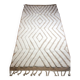 Superb handcrafted Berber rug made of natural wool, a unique piece