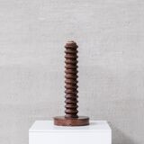 Oak table lamp
