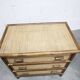 Rattan chest of drawers with 3 drawers