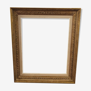 Gilded molded wood frame