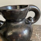 Design black vase with ears