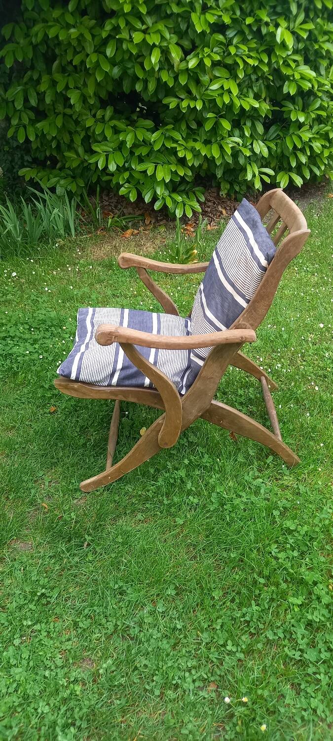 Fauteuil bois pliant