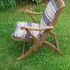 Fauteuil bois pliant