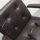 1970s leather chair Drabert darkbrown