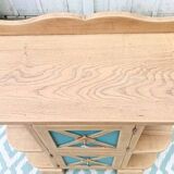 Low solid oak sideboard
