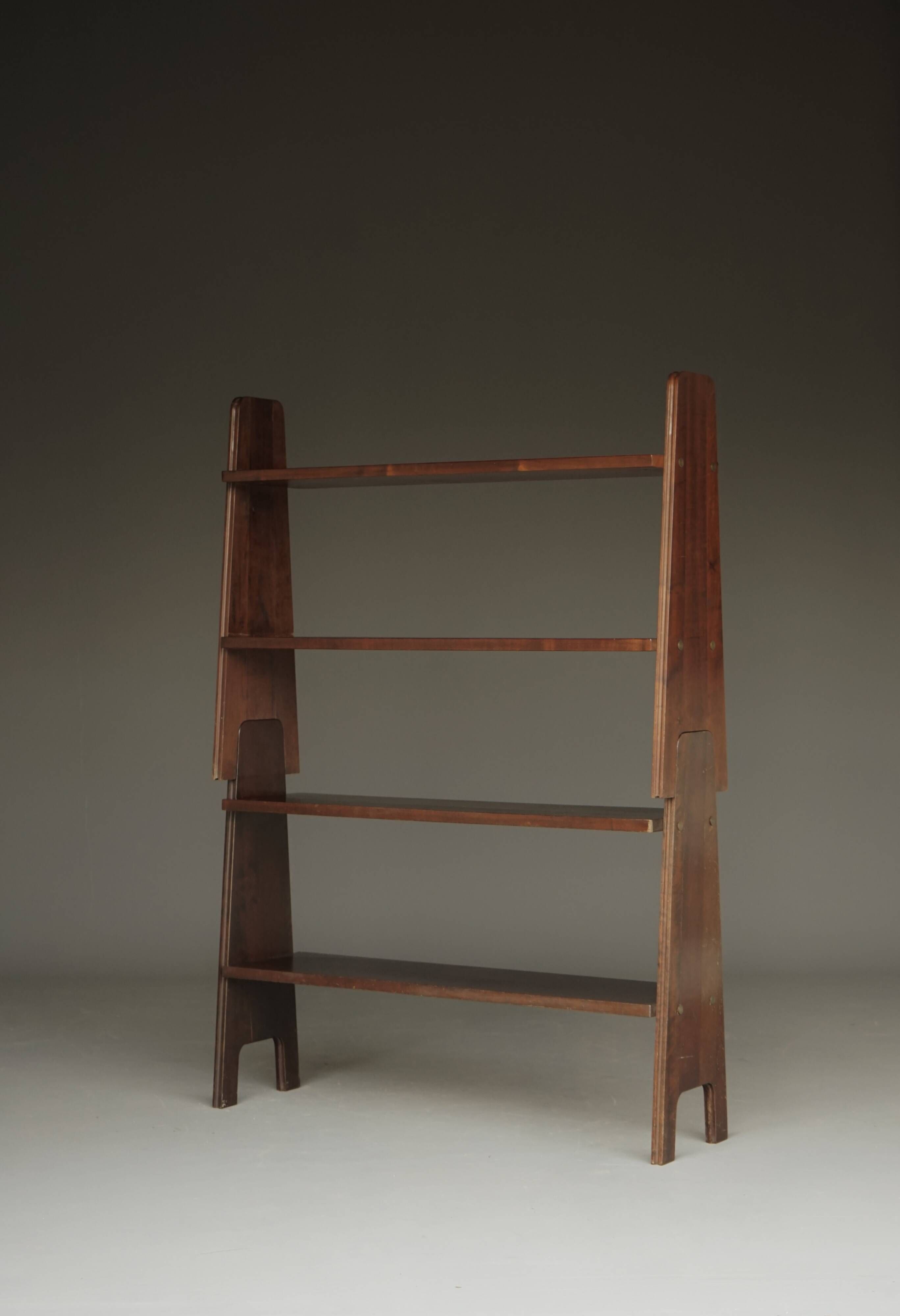 Mid-Century Freestanding Stackable Book Shelves, 1950s