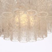 German 1960s chandelier with 60 cristall glass tubes