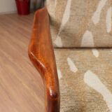 Vintage armchair with cushions designed by Zenon Bączyk, Poland 1960s