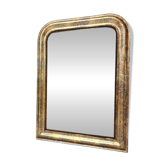 Miroir Louis Philippe 81x 60 cuivre chauffée