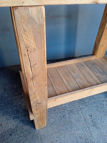 Workbench 100cm old solid wood
