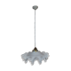Old porcelain hanging and white opaline