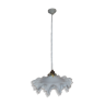 Suspension ancienne porcelaine et opaline blanche