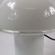 White glass table lamp, Onfale, Artemis by Vistosi, 70s production