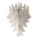 Frosted “selle” murano glass cascade chandelier