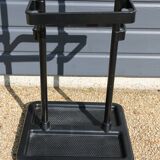 Manade black coat rack with 8 hooks
