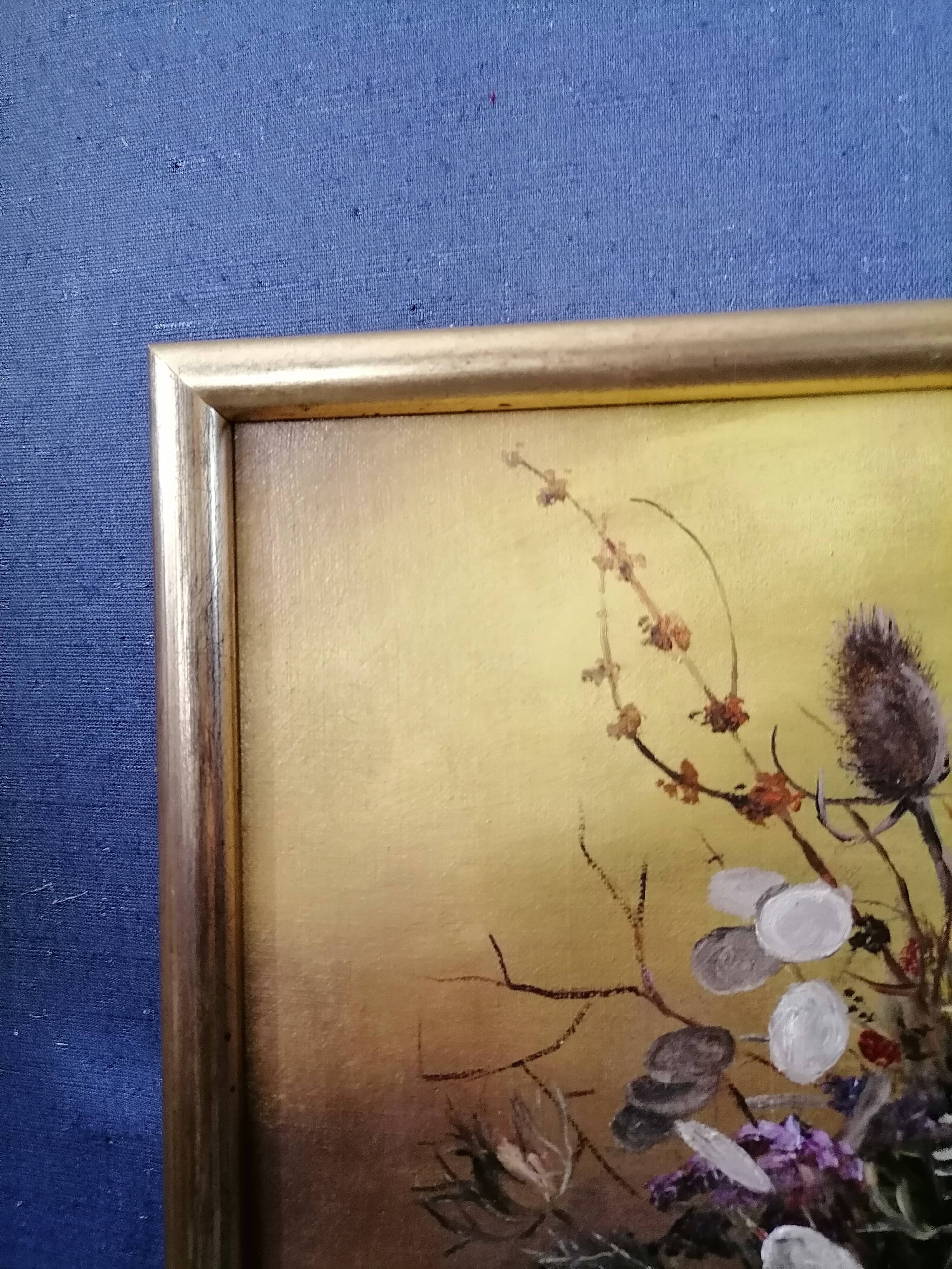 Tableau Andrée Cottray 1980, bouquet
