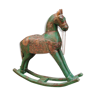 Indian wooden rocking horse