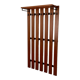 Wooden wall coat rack