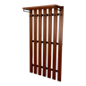 Wooden wall coat rack