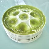 10 earthenware shell plates in the 70s
