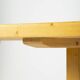 Solid pine table by Charlotte Perriand for Les Arcs, 1970s