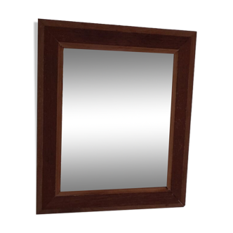 Mirror Solid wood frame patinated 32x37cm